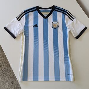 Adidas Argentina National Team Home Youth Jersey 13-14Y Large